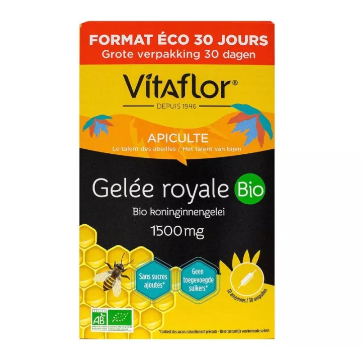 Vitaflor Apiculte Royal Jelly Orgánico 1500 mg