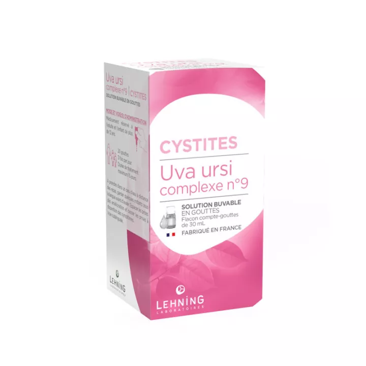 Uvaursi COMPLEX # 9 CYSTITIS HOMEOPATHIE LEHNING 30ML