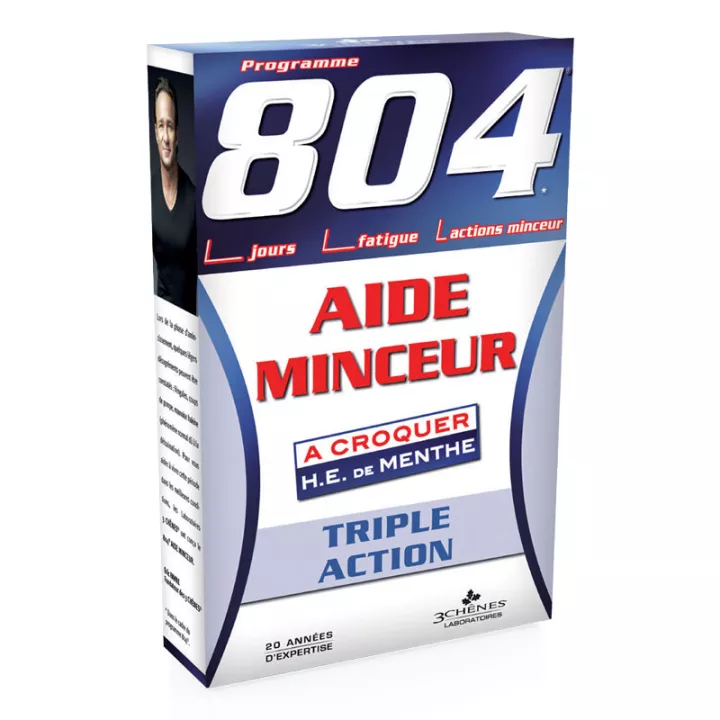 3Chênes 804 Afslankhulpmiddel met drievoudige werking, 30 tabletten