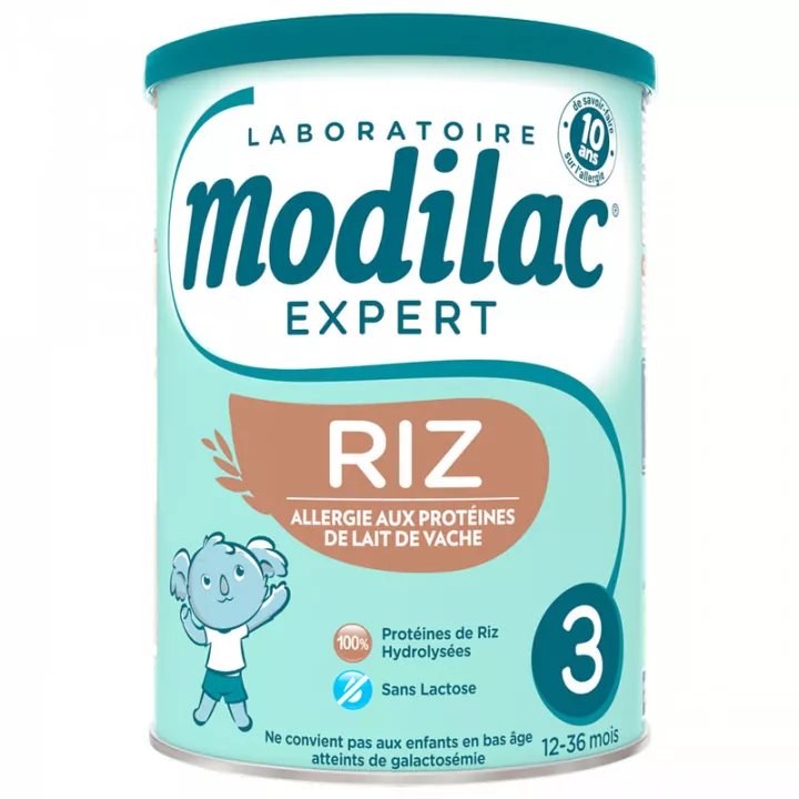 Modilac Expert Leche de crecimiento alérgica al arroz 800g