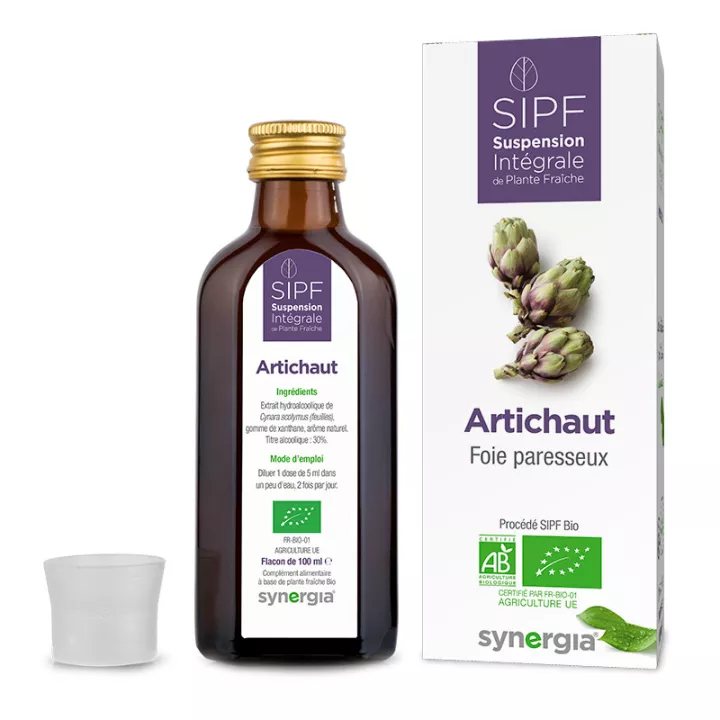 Synergia SIPF Bio Artichaut Suspension Intégrale de Plante Fraîche 100ml