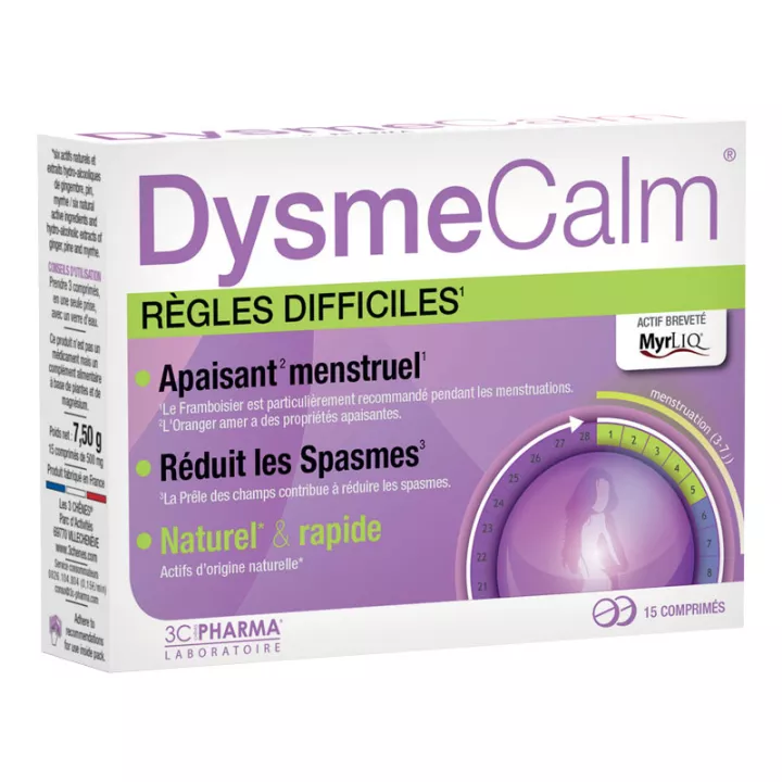 3C Pharma DysmeCalm Pijnlijke menstruatie 15 tabletten