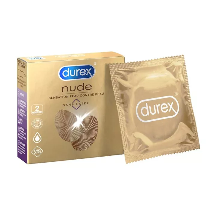 DUREX Nude Preservatif Sensation x2