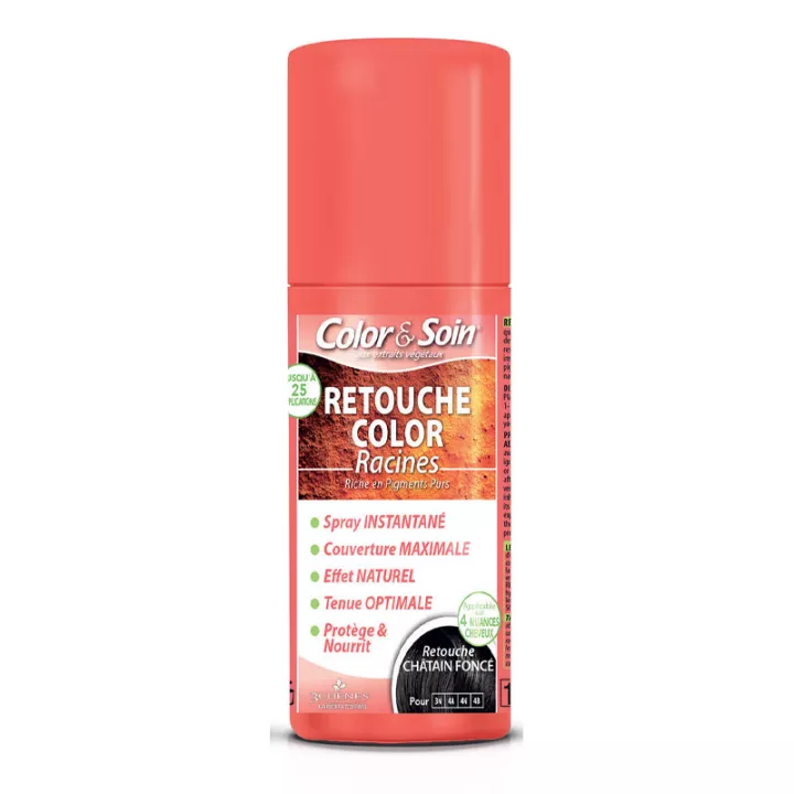 3Chênes Color & Soin Retouche Color Racines Pulverizador Botella 75 ml