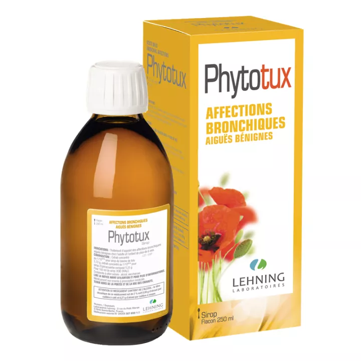 Lehning Phytotux Acute goedaardige bronchiale aandoening 250ml