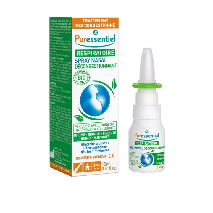 Puressentiel Spray nasal hypertonique aux huiles essentielles 15 ml/30 ml