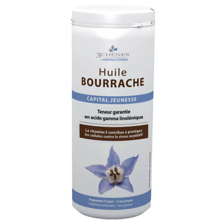 3Chênes HUILE DE BOURRACHE 150 capsules