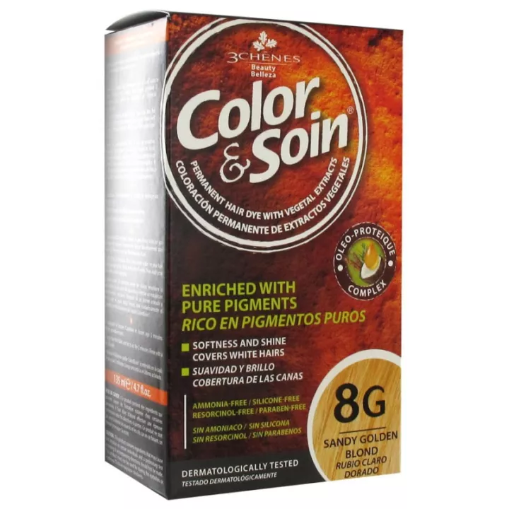 3Chênes Color & Soin Permanent Color Golden Hair