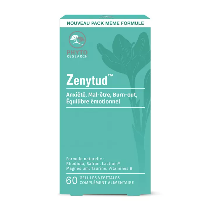 Zenytud Anxiété Mal-Être Burn Out 60 Gélules PhytoResearch