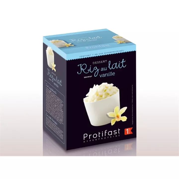 Protifast Dessert Riz au lait Vanille 7 sachets