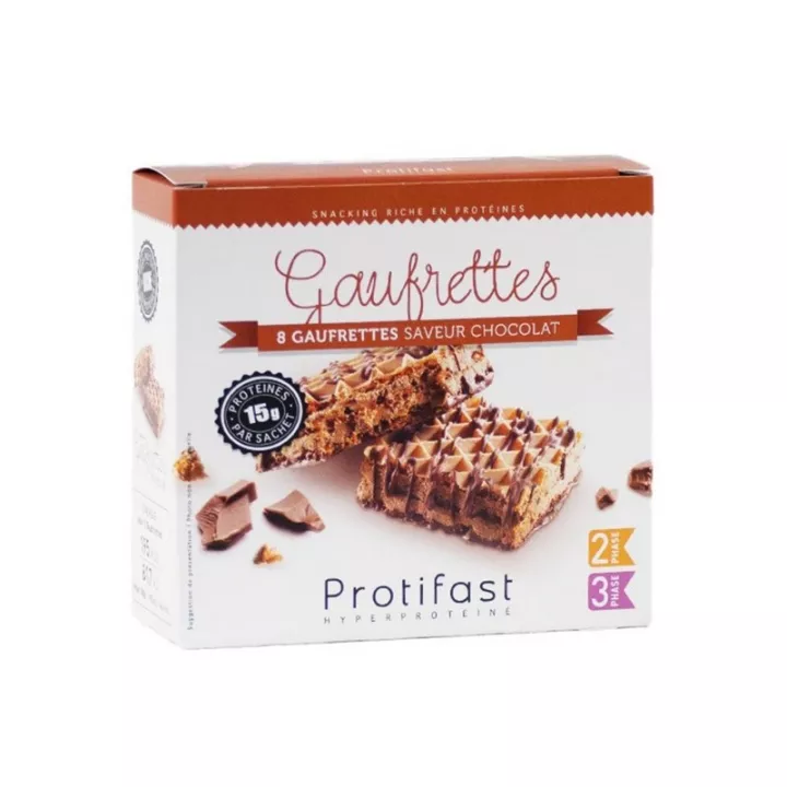 Protifast Snacking Wafers Phase 2/3 Chocolate 8 Wafers
