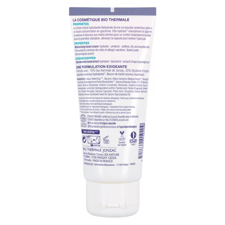 Jonzac Rehydrate Moisturizing Hand Cream 50 ml