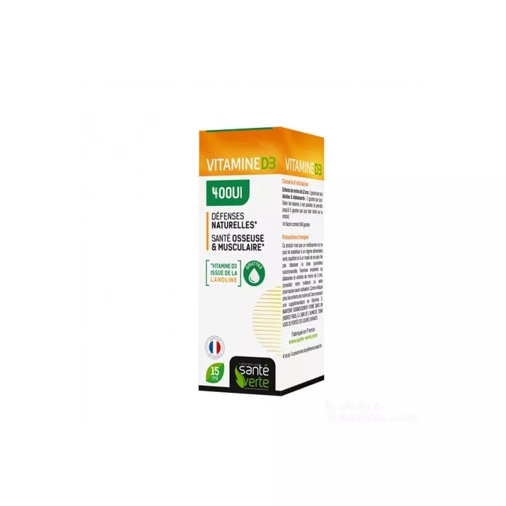 Green Health Vitamin D3 400UI 15ml