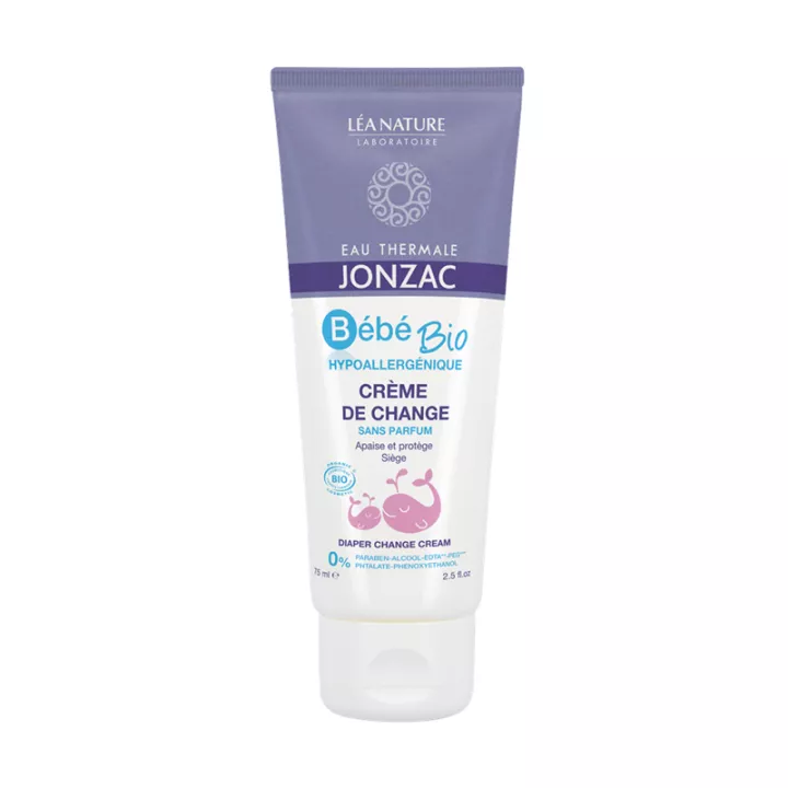 Jonzac creme para mudar bebê 75ml