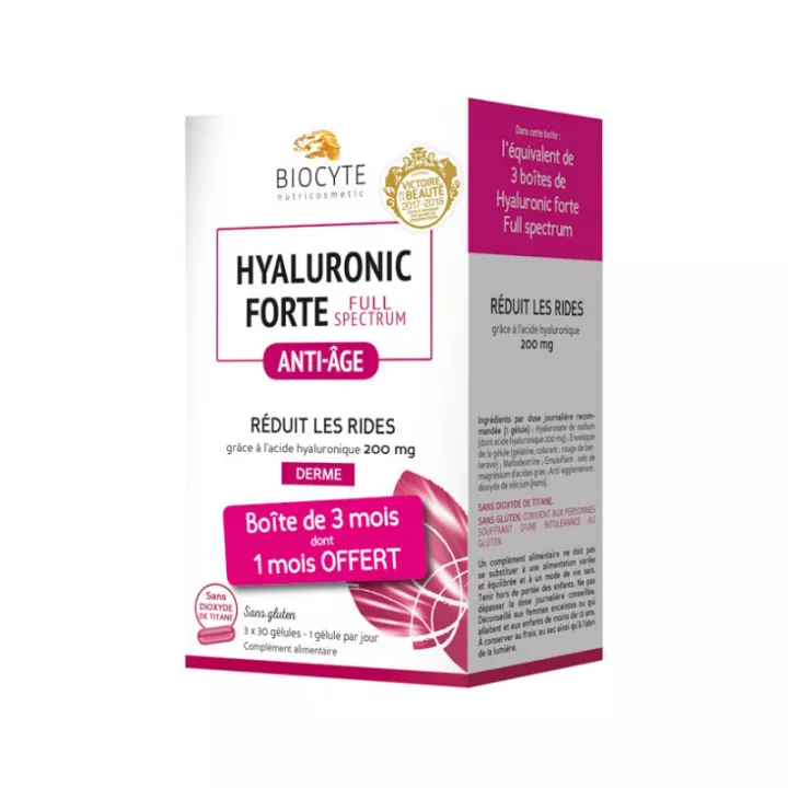 Hyaluronic Forte Spettro completo delle capsule Biocyte