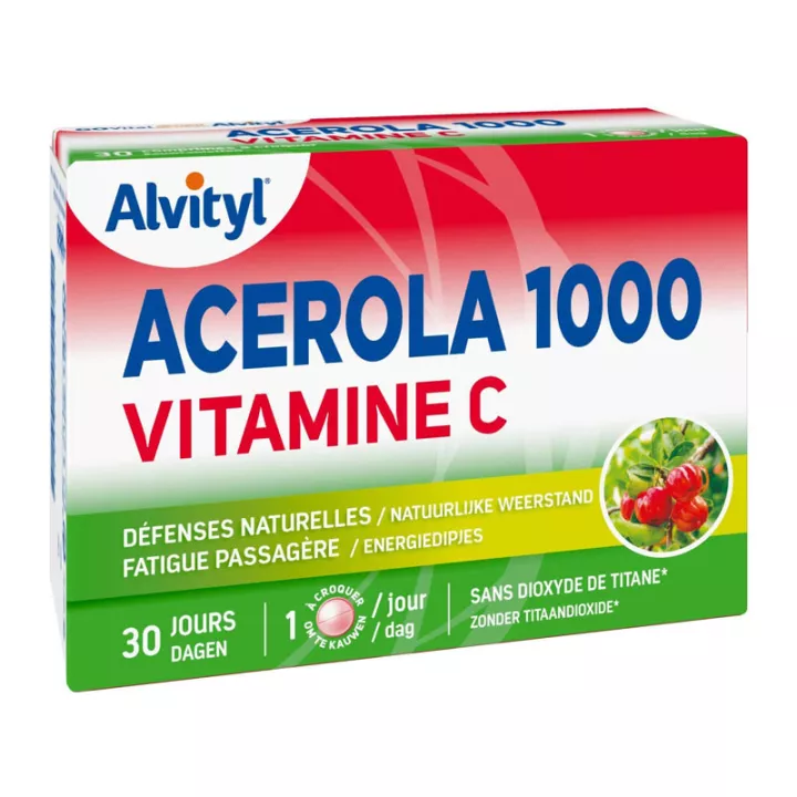 Alvityl Acerola 1000 Vitamina C 30 comprimidos