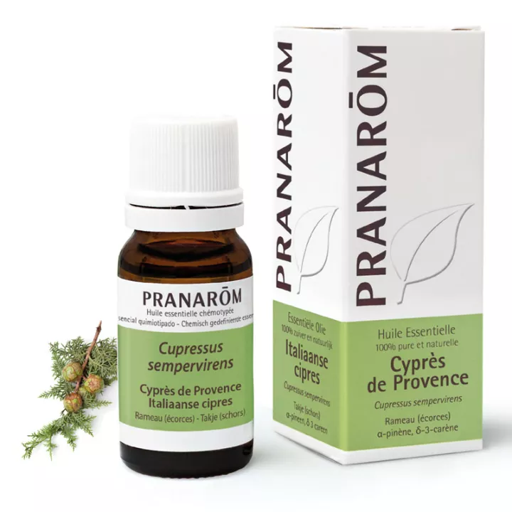 Pranarom cipreste verde 10ml de óleo essencial