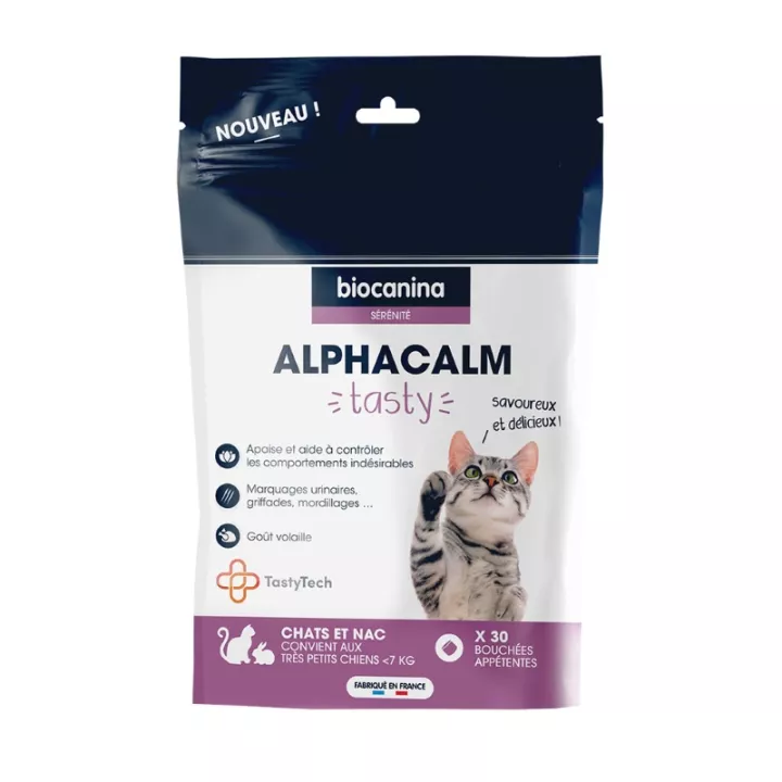 Biocanina Sérénité Alphacalm Tasty Chat 30 croquettes