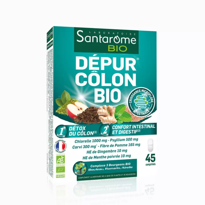 Santarome Bio Dépur colon 45 comprimidos