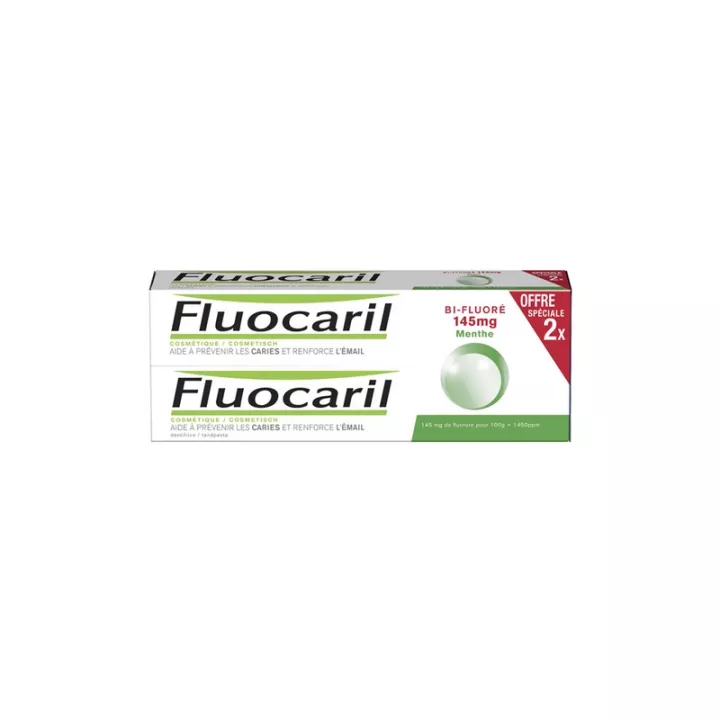 Fluocaril Bi-Fluorinated 145 mg Pasta de dientes de menta 75 ml