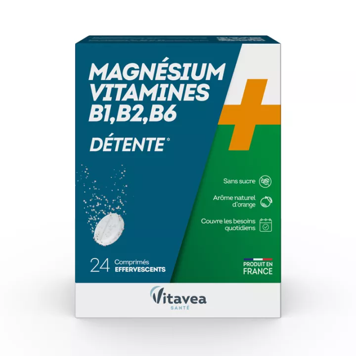 Vitavea Magnesium Vitamine B1, B2, B6 Entspannung 24 Tabletten