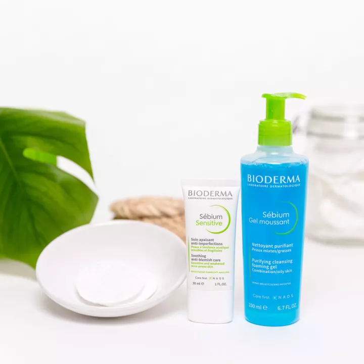 Bioderma Skincare routine visage anti-imperfections Sébium