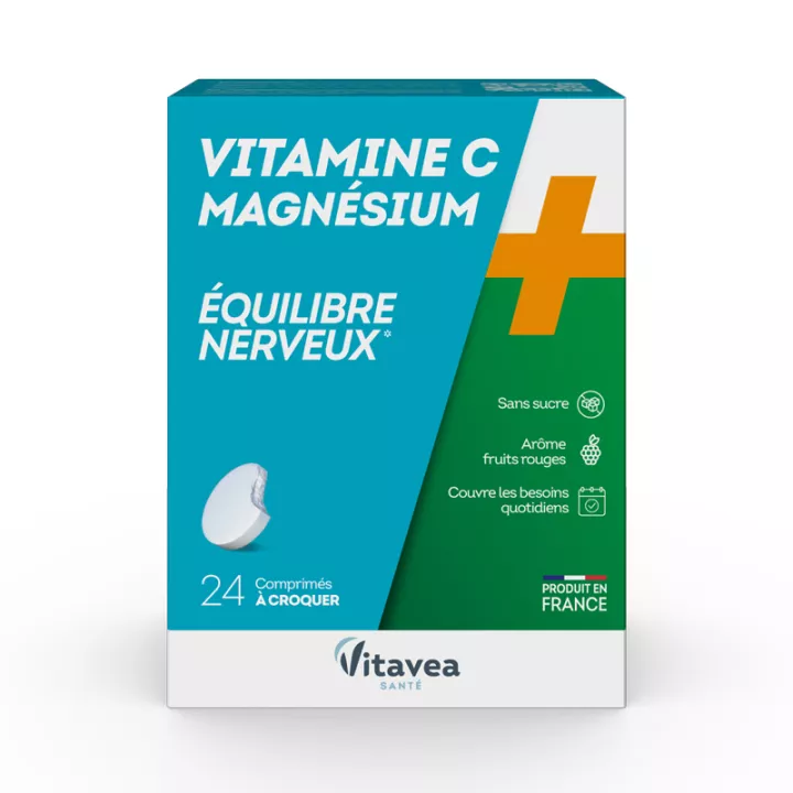 Vitavea Vitamine C Magnesium Zenuwbalans 24 tabletten