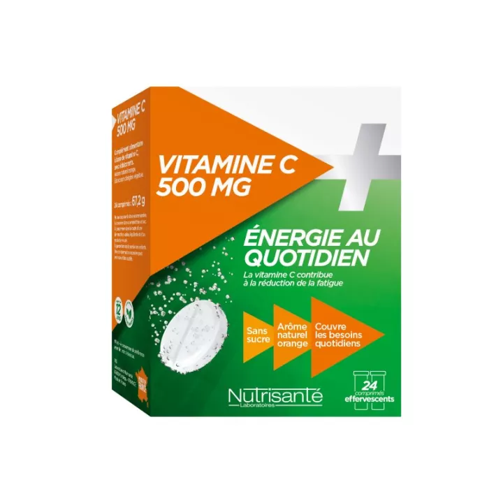 NutriSanté Vitamine C 500mg Énergie au Quotidien 24 comprimés