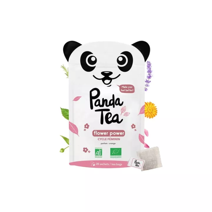 Panda Tea Flower Power Bio 28 sachês Ciclo Feminino