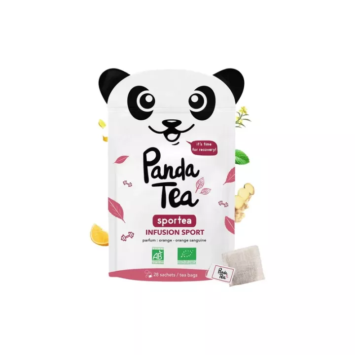 Panda Tea Sportea Organic 28 bolsitas de infusión deportiva