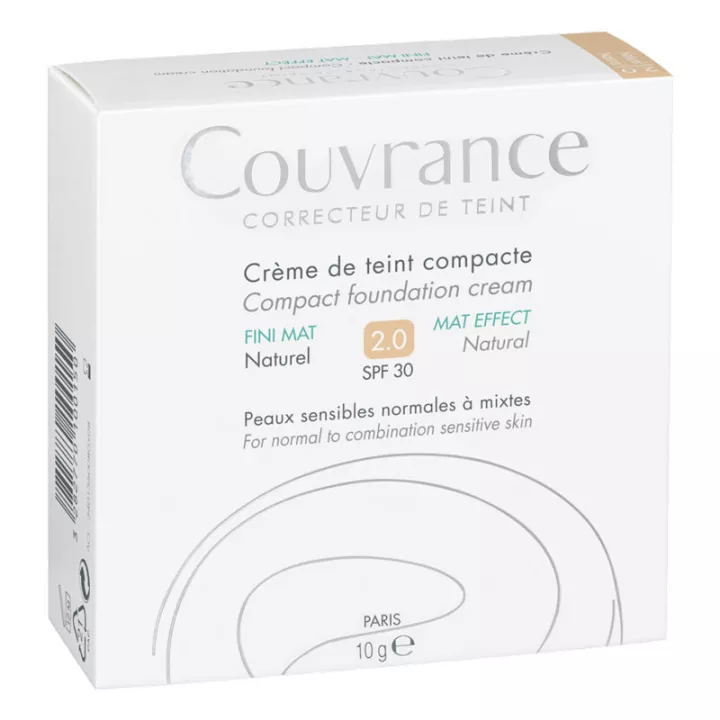 Avène Couvrance Compact Teint Cream Mat Fini 10 gr*.