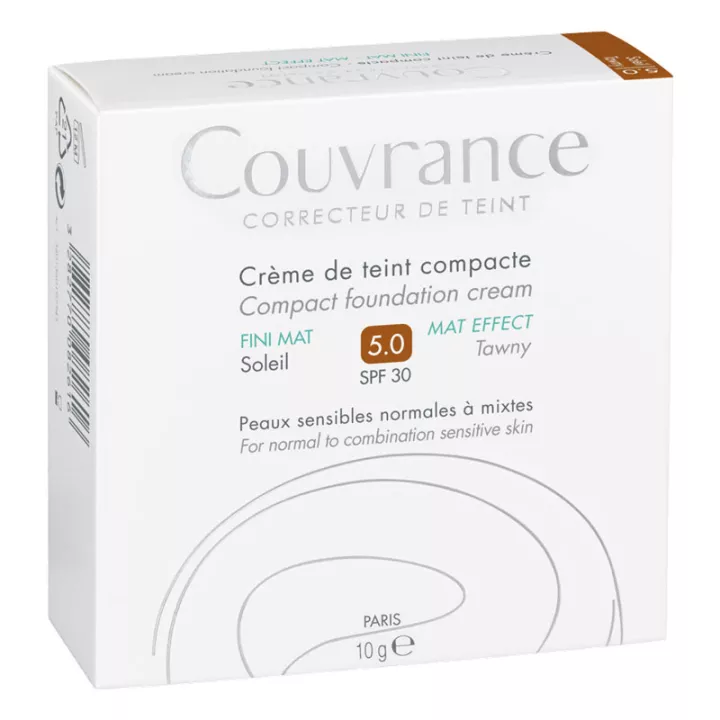 Avène Couvrance Compact Teint Cream Mat Fini 10 gr*.