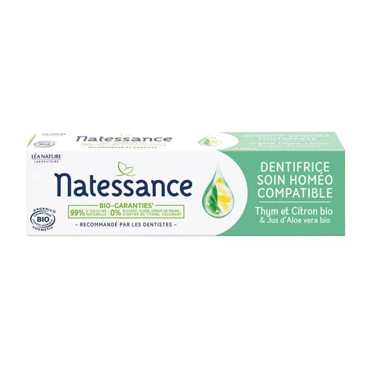 Natessance Biologische Tandpasta Homéo Compatibel