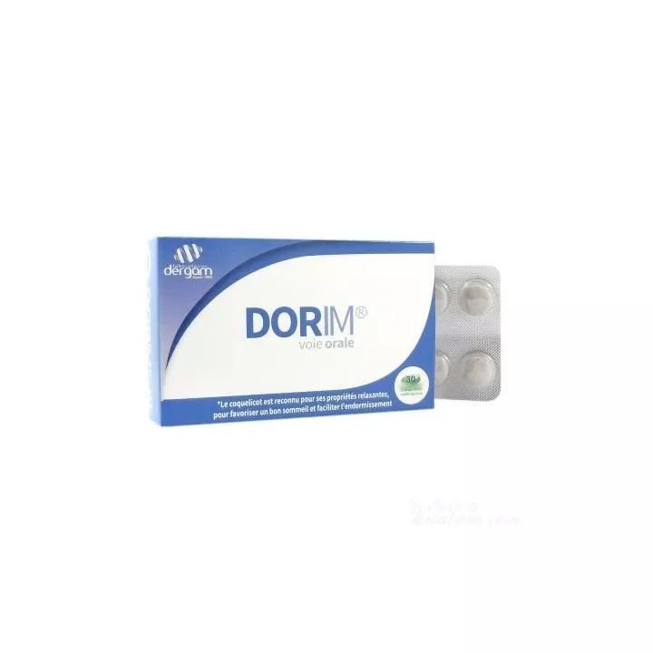 Dorim 30 sublingual tablets for falling asleep Dergam