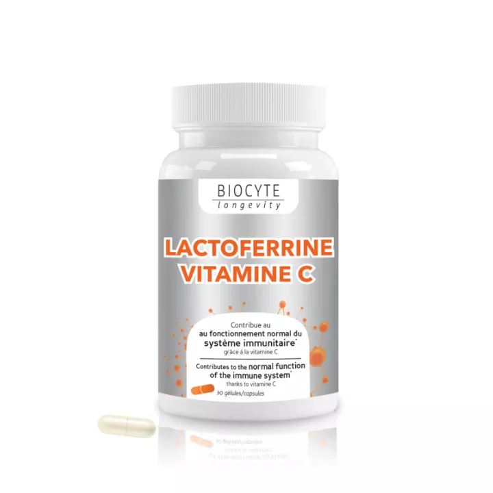 Biocyte Longevity Lactoferrin 100 mg 30 Kapseln