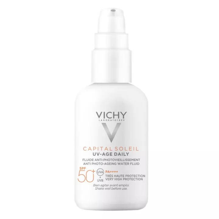 Vichy Capital Soleil UV Age Daily SPF50 + увлажняющий крем