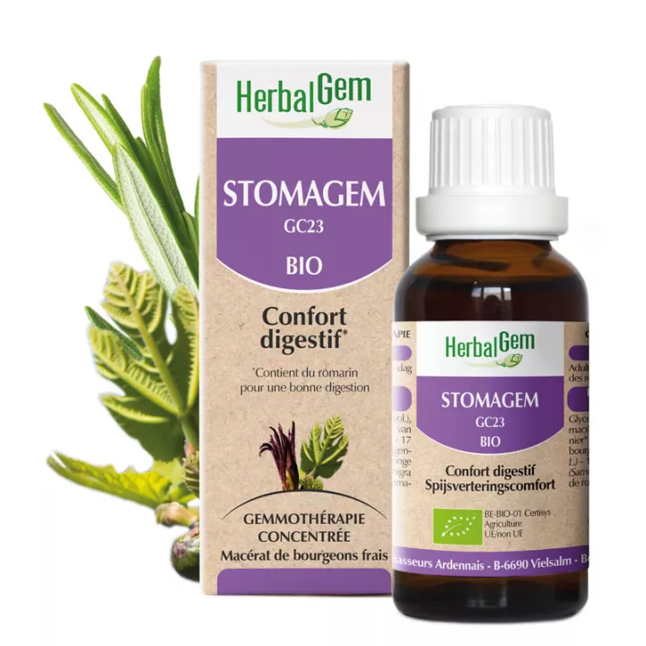 Herbalgem Stomagem GC23 Complex Spijsverteringscomfort Bio 30 ml