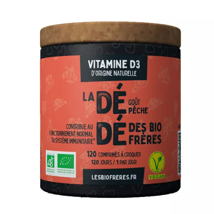 Les Bio Frères Dédé Vitamine D3 goût Abricot