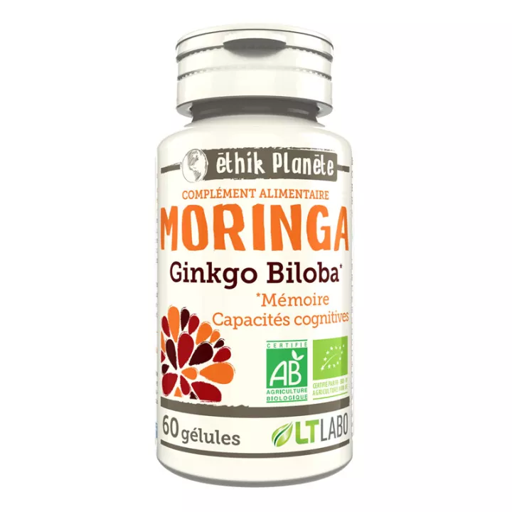 LT Labo Éthik Planet Moringa Ginkgo Biloba organisch geheugen