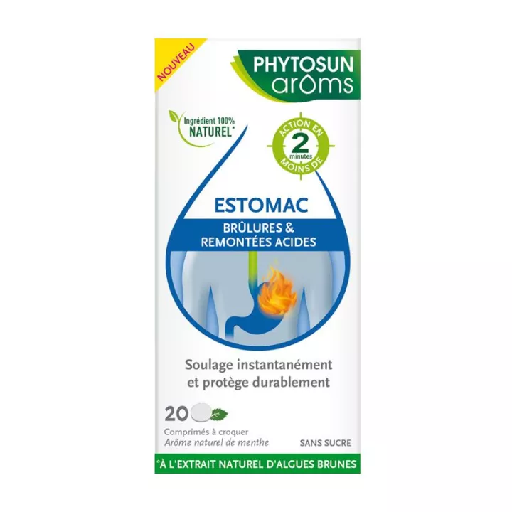 Phytosun Aroms Stomach Burn & Acid Rise 20 comprimidos