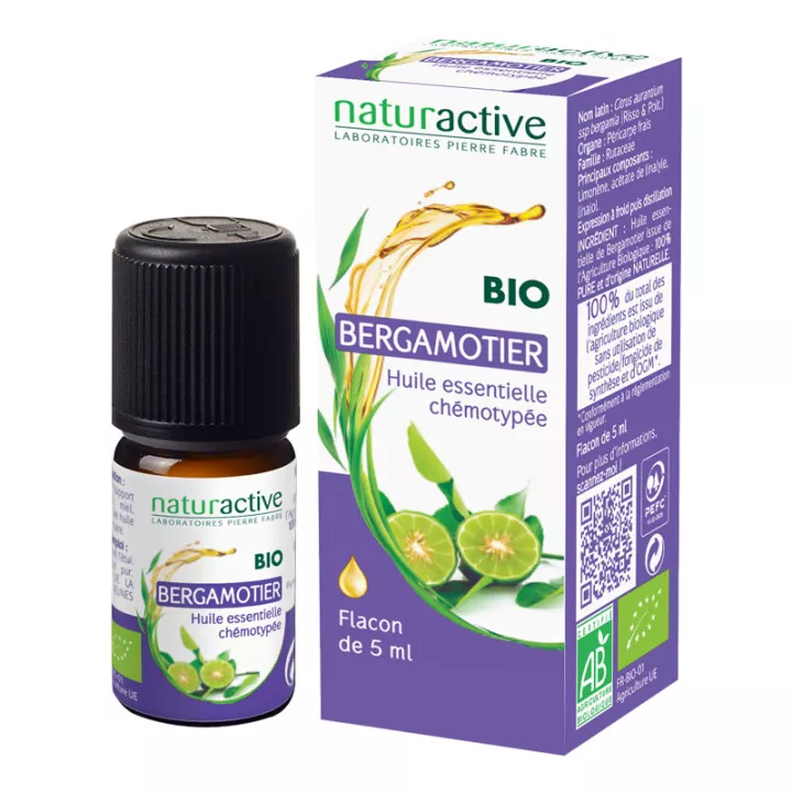 Naturactive Organic Chemotyped Essential Oil BERGAMOTIER 5ml