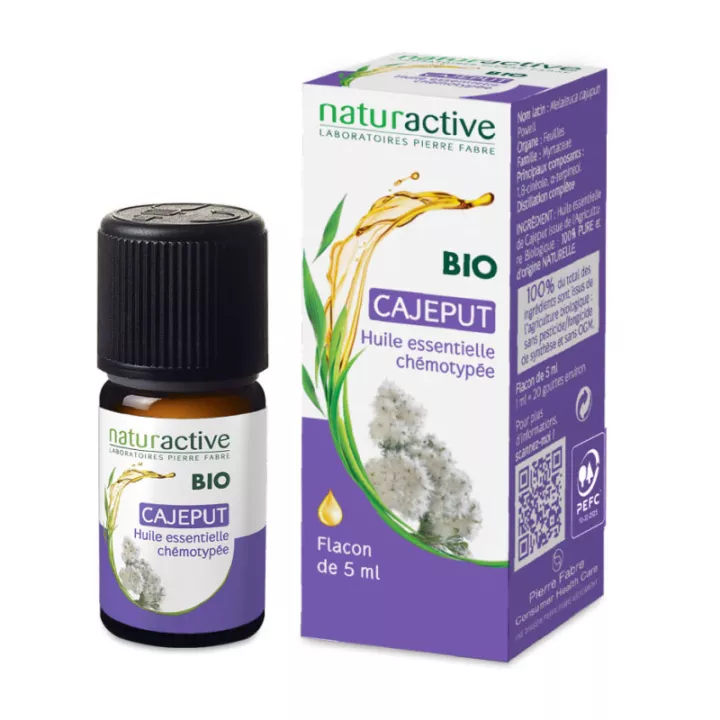 Aceite Esencial Orgánico Quimiotipado Naturactive CAJEPUT 5ml