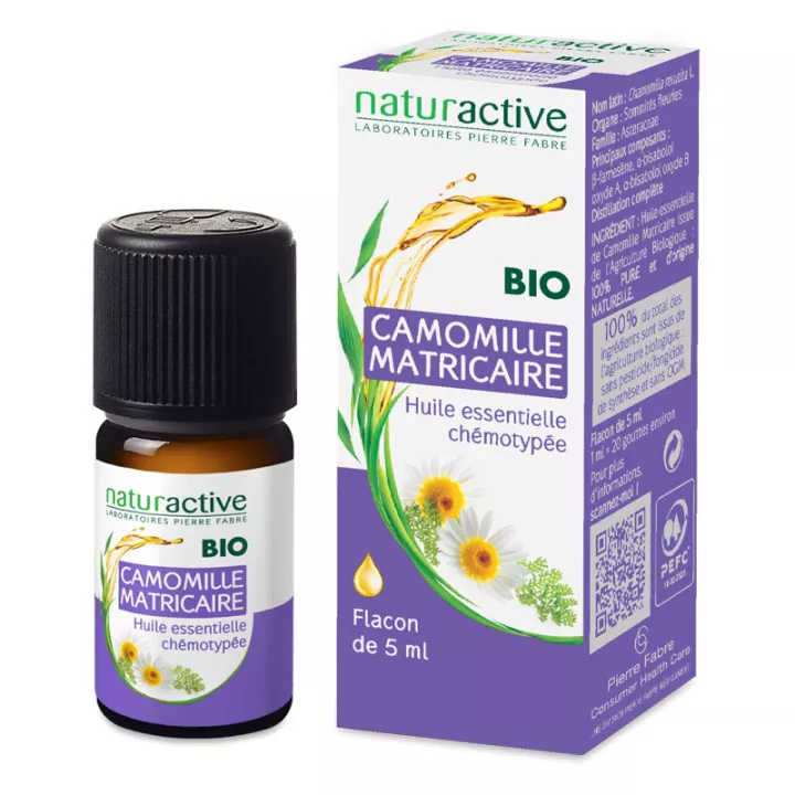 Olio essenziale chemiotipato biologico naturattivo MATRIX CAMOMILE 5ml