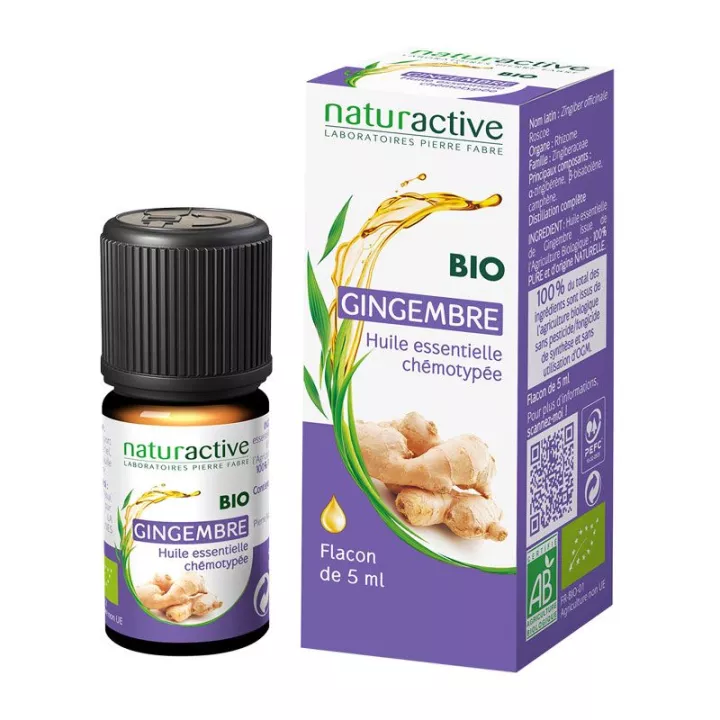 Naturactive Organic Chemotyped Essential Oil GINGER 5ml