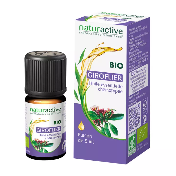 Naturactive quimiotipado orgânico óleo essencial GIROFLIER 5ml