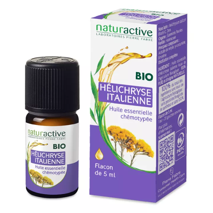 Naturactive Olio Essenziale Biologico Elicriso Italiano 5 ml