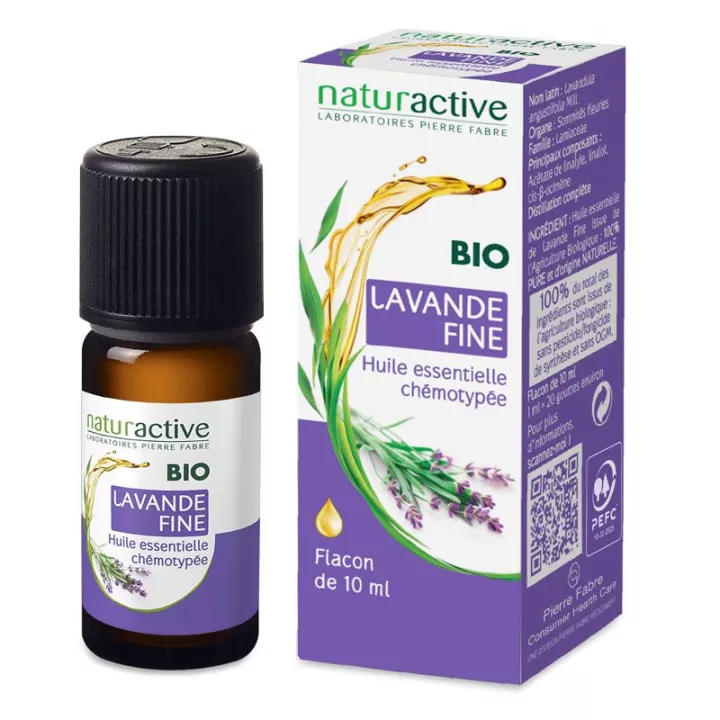 Naturactive Organic Chemotyped Oil Essencial LAVANDA FINA 10ml