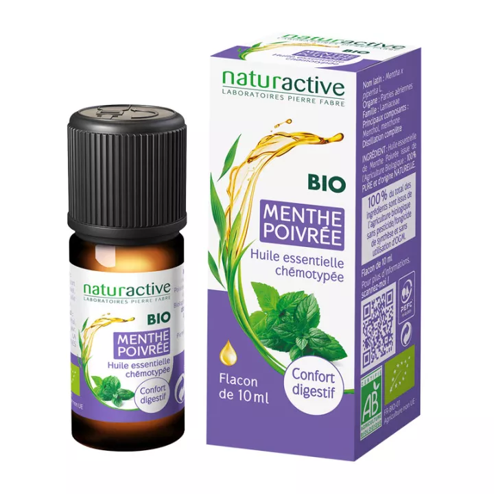Naturactive Organic Chemotyped Essential Oil PEPPERMINT 10ml