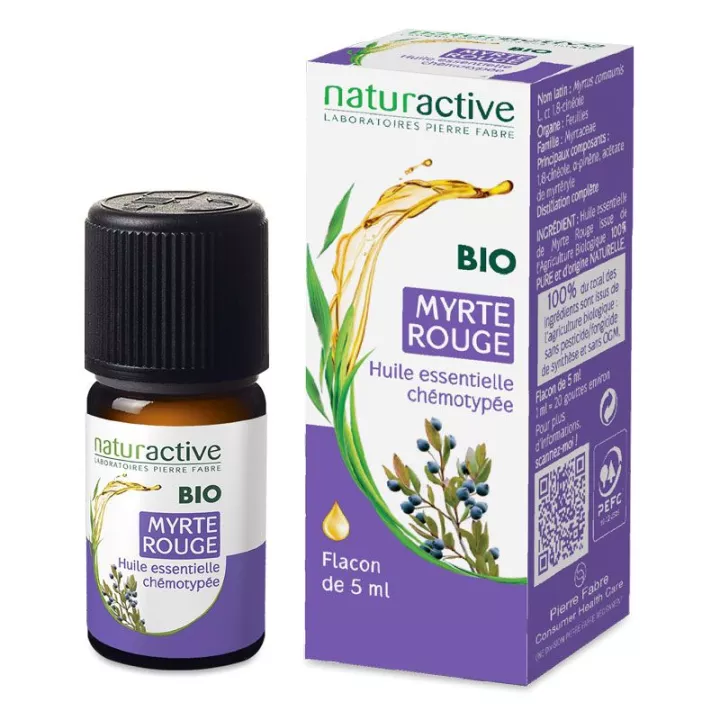Naturactive Chemotyped Organic Essential Oil RED MYRTE 5ml