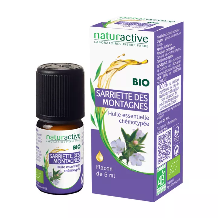 Naturaktives organisches chemotypisiertes ätherisches Öl SARRIETTE DES MONTAGNES 5ml